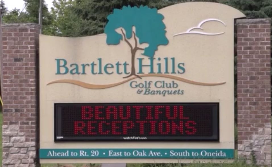 Bartlett Hills sign