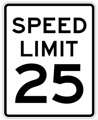 speed limit 25