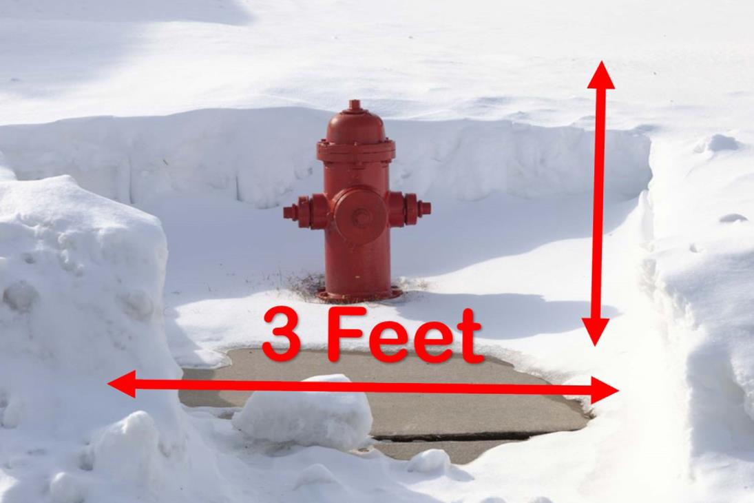 Hydrant with 3-feet