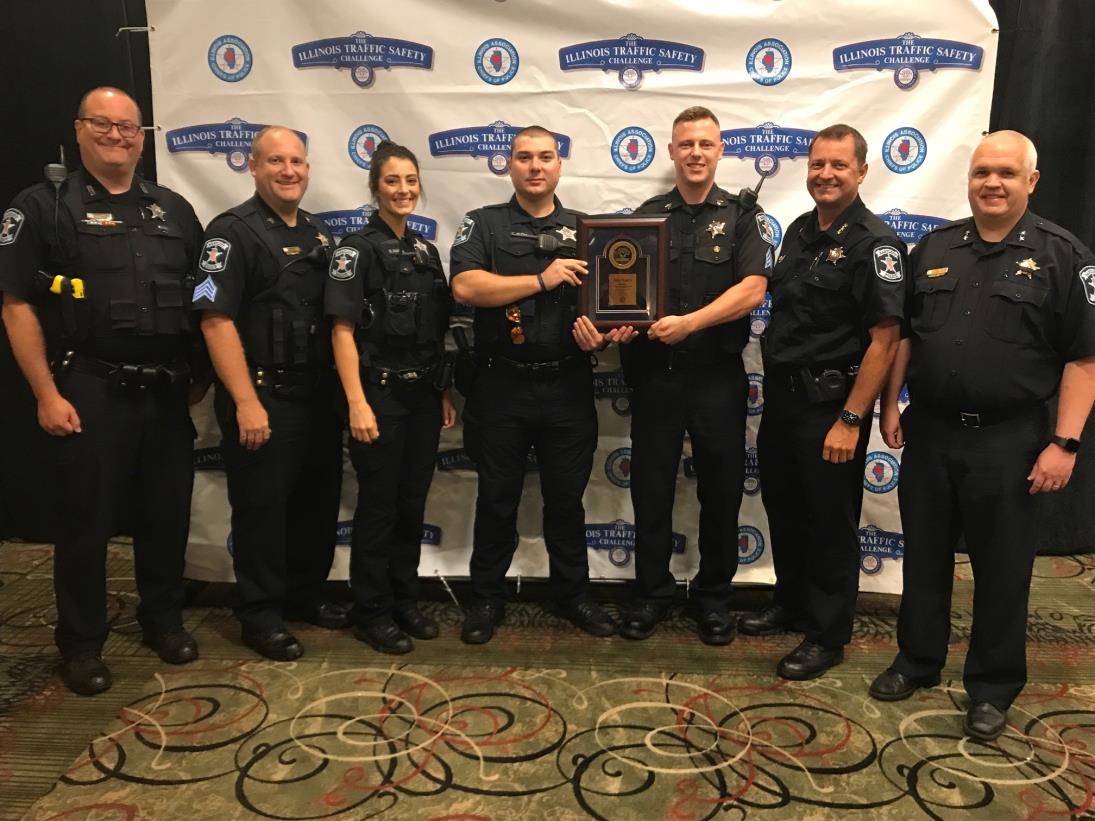 Traffic Safety Challenge Award -Chief Ullrich & officers