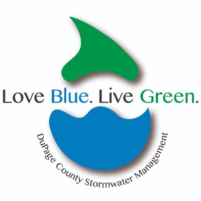 DuPage Love Blue Live Green logo