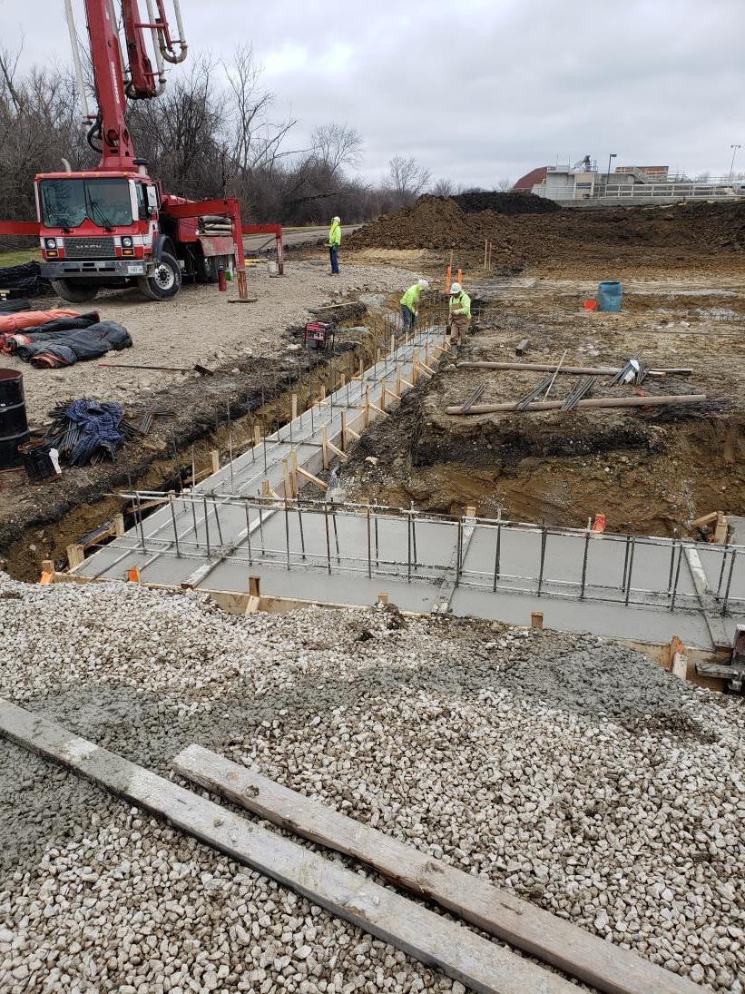 concrete footing for new aerobic digester blower building 20220325_111836