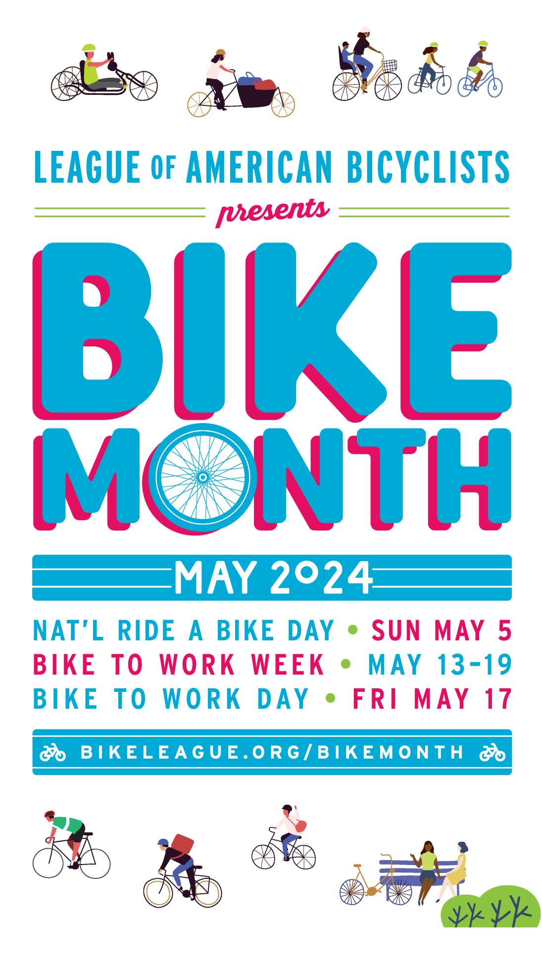 bike month 2024 graphics